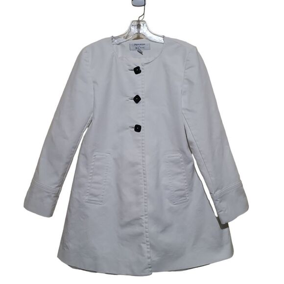 Pendleton White Women's Coat Sz Medium - Picture 5 of 8